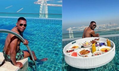 Muvhango star is enjoying Dubai with great food and a view
