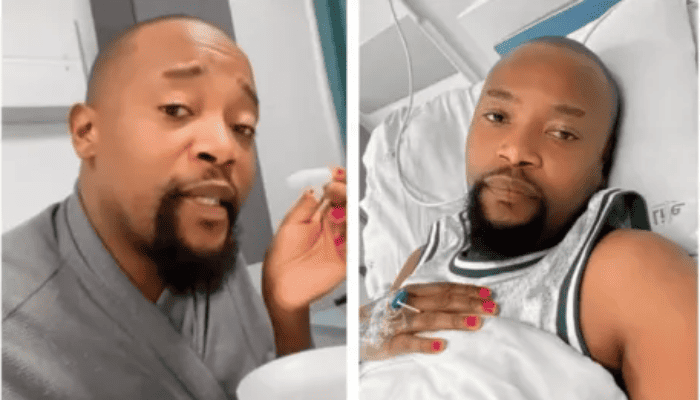 Gomora Actor Moshe Ndiki Spends Christmas In Hospital,Here Is What Happened To Him